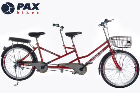 xe đạp đôi pax 8r màu đỏ